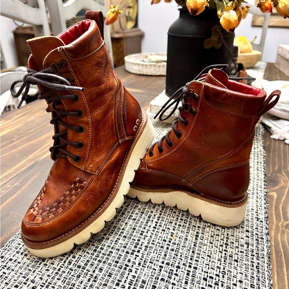 Bed Stu Shoes - Bed Stu Elisha II Cognac Rustic boots size 6.5